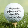 Personalized Golf Humor Golf Balls Gift For Golf Lovers CH07 911224