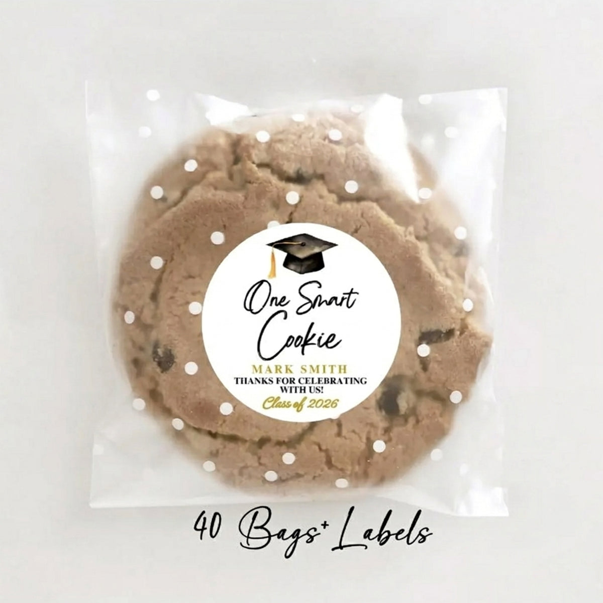 One Smart Cookie 2026 Graduation Labels & Bags HO82 902234
