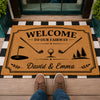 Custom Family Name Welcome To Our Fairway Doormat For Golf Lover TH10 169857