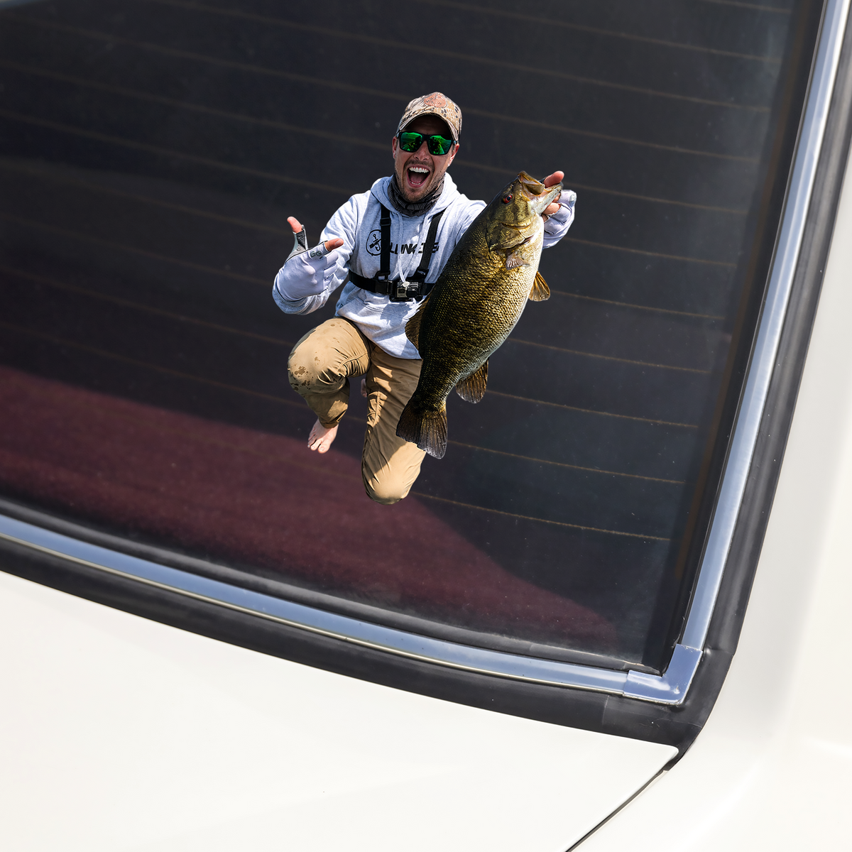 Custom Photo For Fishing Lovers Car Sticker - Gift For Dad, Fishing Lovers HO82 902370