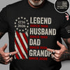Personalized Legend, Husband, Dad And Grandpa Dark Shirt Gift For Dad, Father's Day HO82 902502