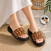 Custom Dog Cat Face Photo With Icon Slide Sandals - Gift For Dog Cat Lovers HO82 902580
