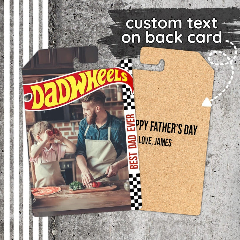 Personalized Dad Wheels Packaging for Dad, Father's Day Custom Collector Gift HO82 902564