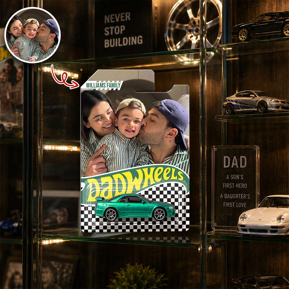Personalized Dad Wheels Packaging for Dad, Father's Day Custom Collector Gift HA75 921524