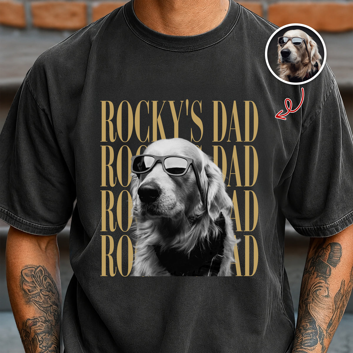 Personalized Vintage Photo Family Comfort Shirt - Dad Mom Gift HO82 902742