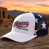 Merica 250 Years USA Patriotic Embroidered Trucker Hat HO82 902718
