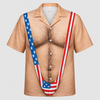 Custom Funny 3D Hairy Body Swimsuit Hawaii Shirt - Gag Gift for Dad Husband Grandpa HO82 903020