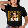 Custom Photo Senior 2027 Dark Shirt - Personalized Class of 2027 Gift, Proud Family Gift HO82 903236