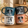 Custom Retro Senior Mom 2027 Pottery Mug - Personalized Class of 2027 Gift, Proud Family Gift HA75 922084