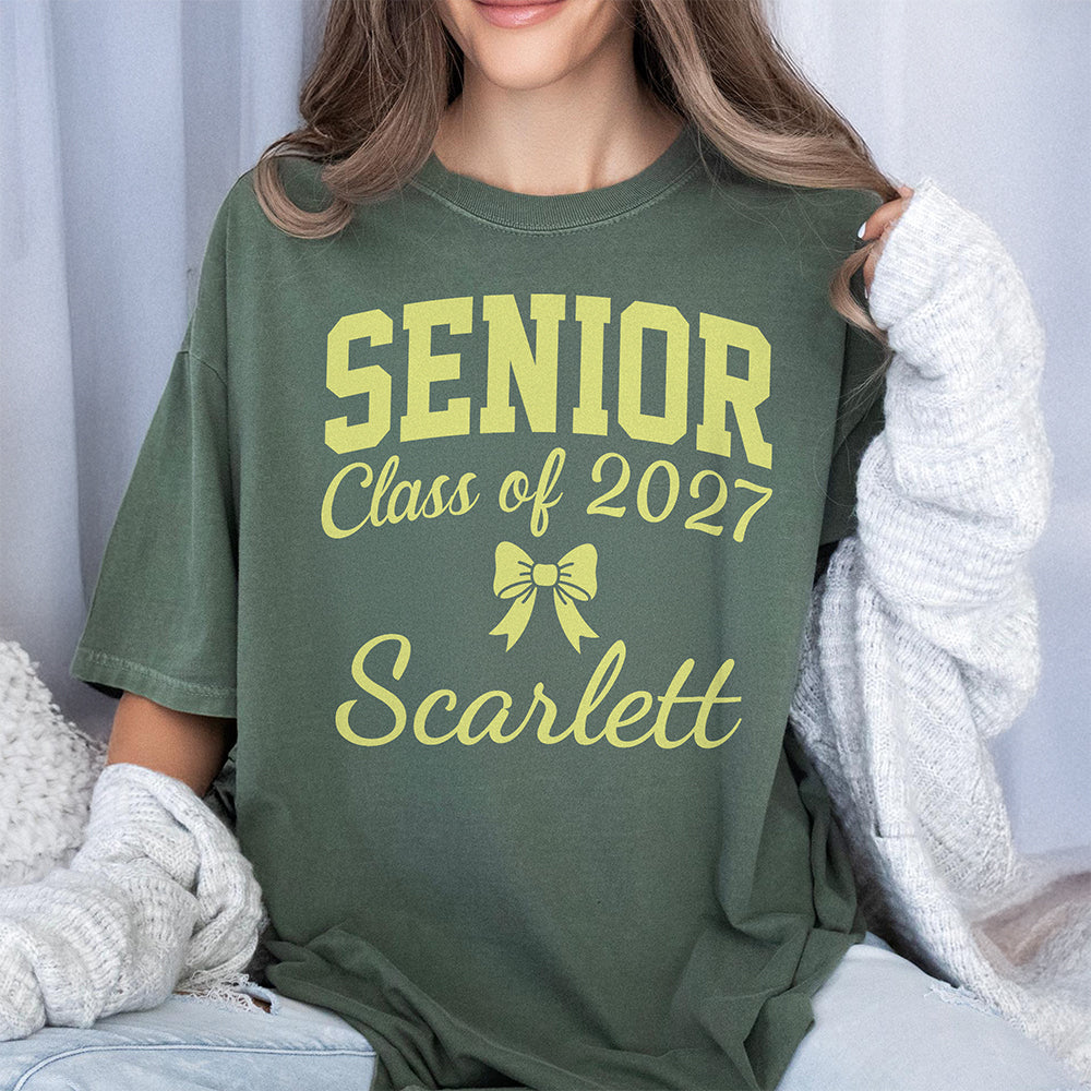 Personalized Name Senior - Class of 2027 Comfort Shirt HA75 919098