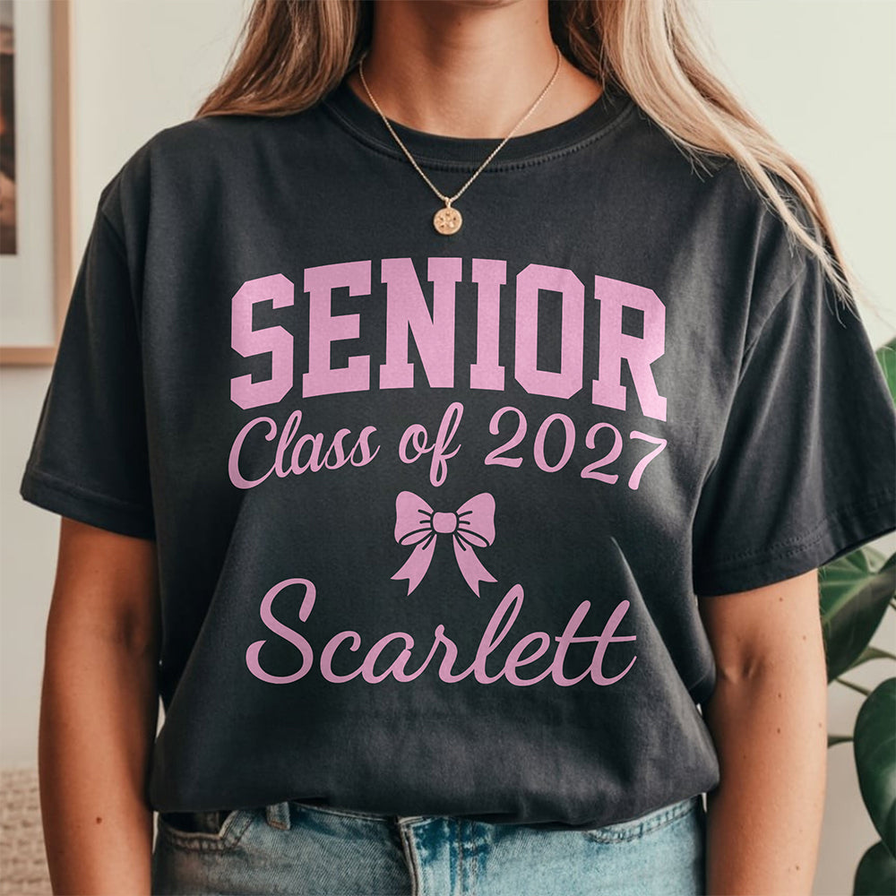 Personalized Name Senior - Class of 2027 Comfort Shirt HA75 919098