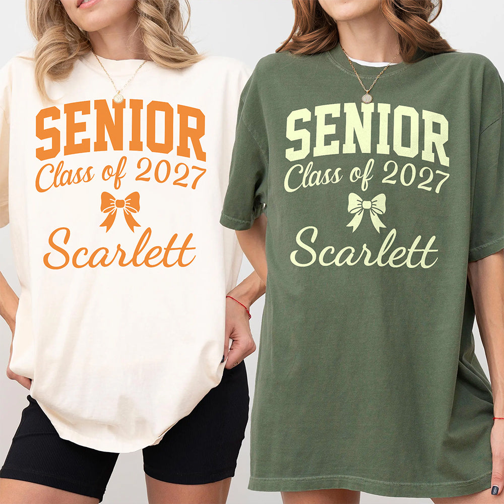 Personalized Name Senior - Class of 2027 Comfort Shirt HA75 919098