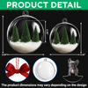 Custom Dog Photo 3D Acrylic Ball Ornament, Snow Globe Ornament For Pet Lovers HO82 903436