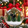 Custom Photo Couple Christmas 3D Acrylic Ball Ornament, Family Snow Globe Ornament HO82 903432