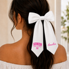 Personalized Custom Name On Ribbon Hair Bow For Senior TH10 170883