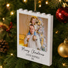 Custom Photo World's Best Daddy Merry Christmas Building Blocks Ornament LM32 669957