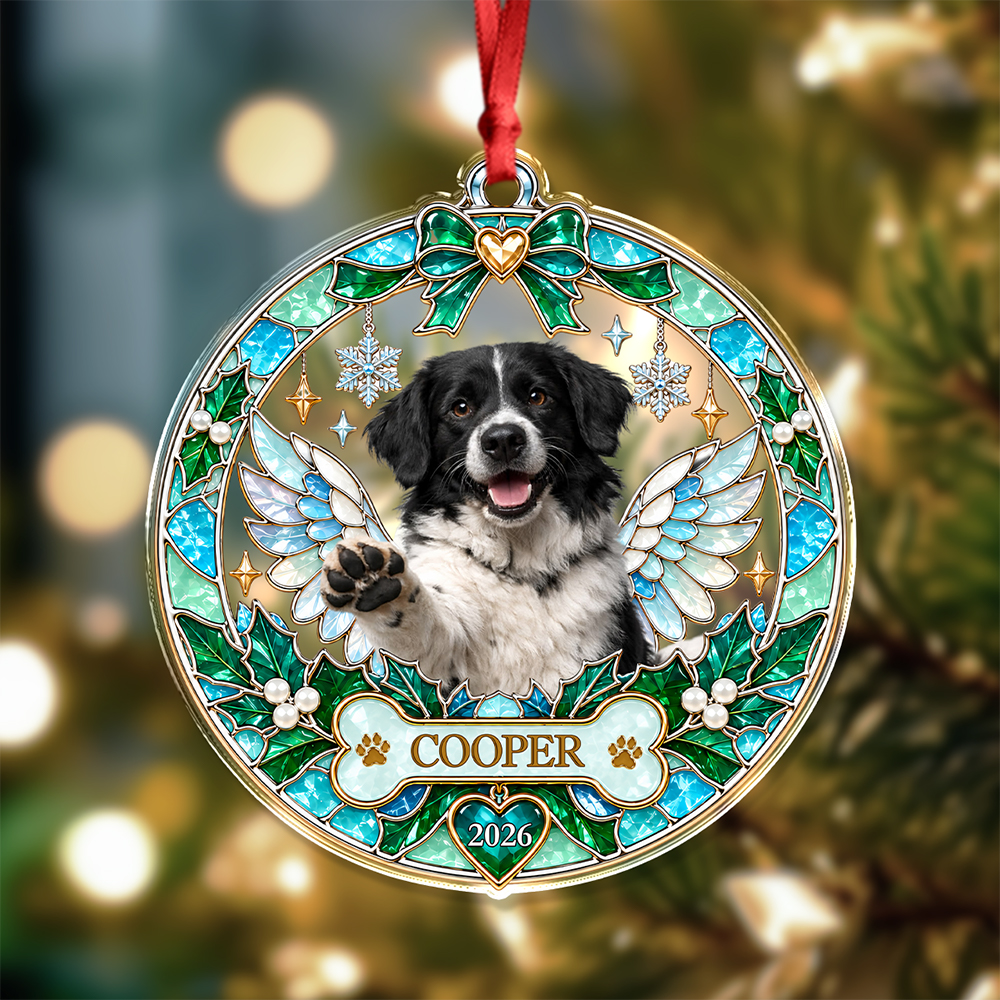 Custom Photo Dog Memorial Acrylic Ornament Gift For Dog Lovers HA75 919178