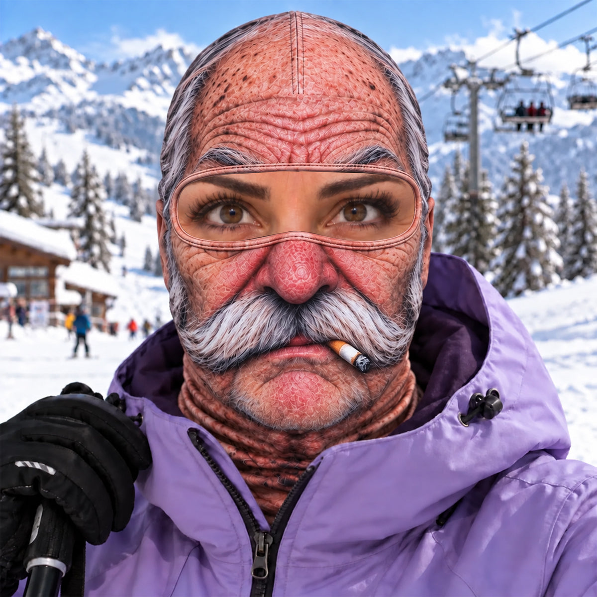 Personalized Funny Human Ski Mask Gift For Ski Lovers HO82 903868