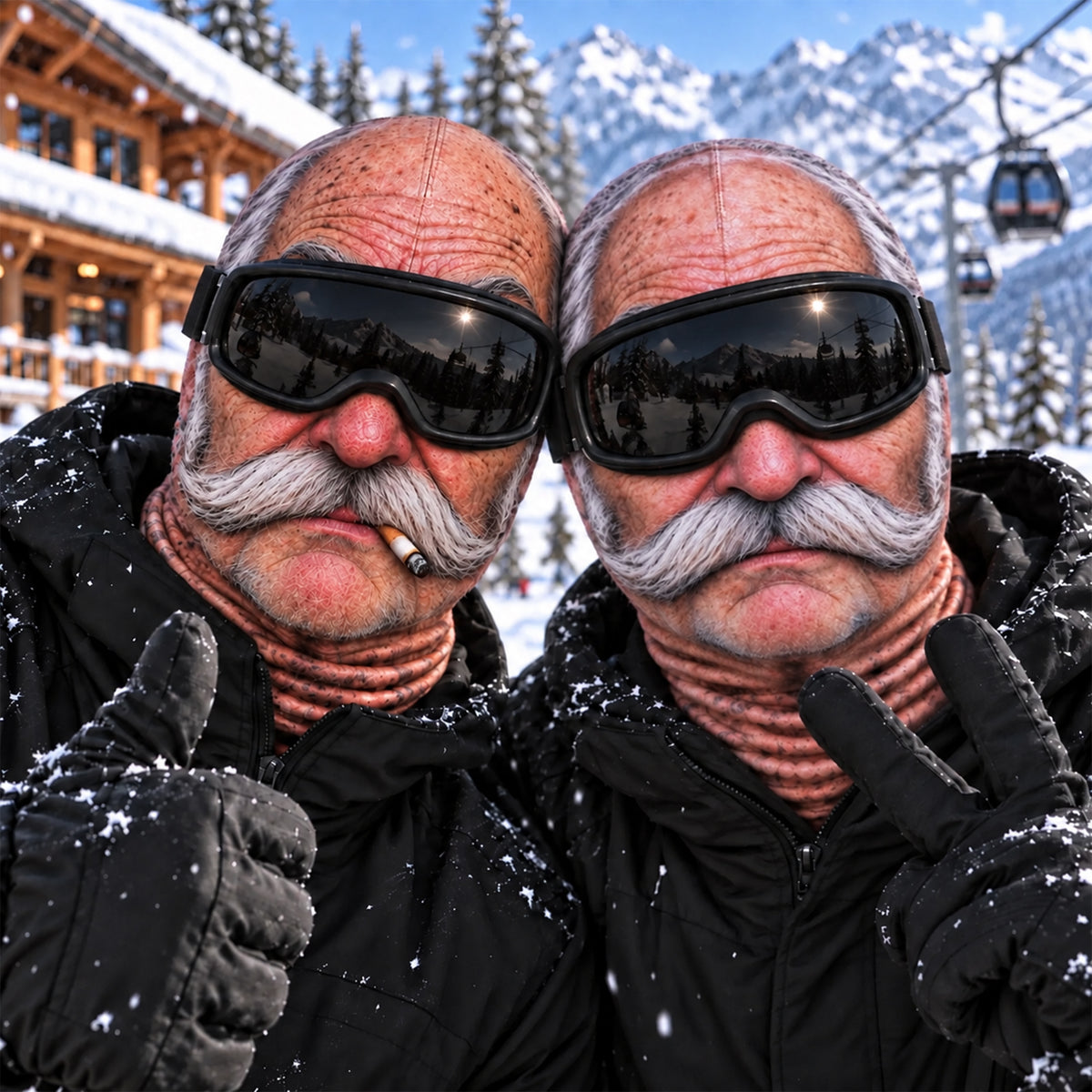 Personalized Funny Human Ski Mask Gift For Ski Lovers, Born For The Slopes HO82 903870