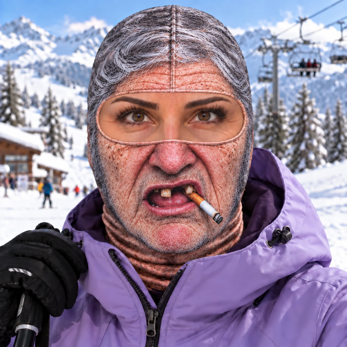 Personalized Funny Human Face Ski Mask Gift For Ski Lovers HO82 903872