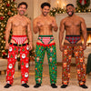Personalized Santa Elf Reindeer Pattern Sweatpants And Pajamas Pants LM32 670127