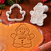 Personalized Name Snowman Family Cookie Stamp, Holiday Baker Gift HO82 904132