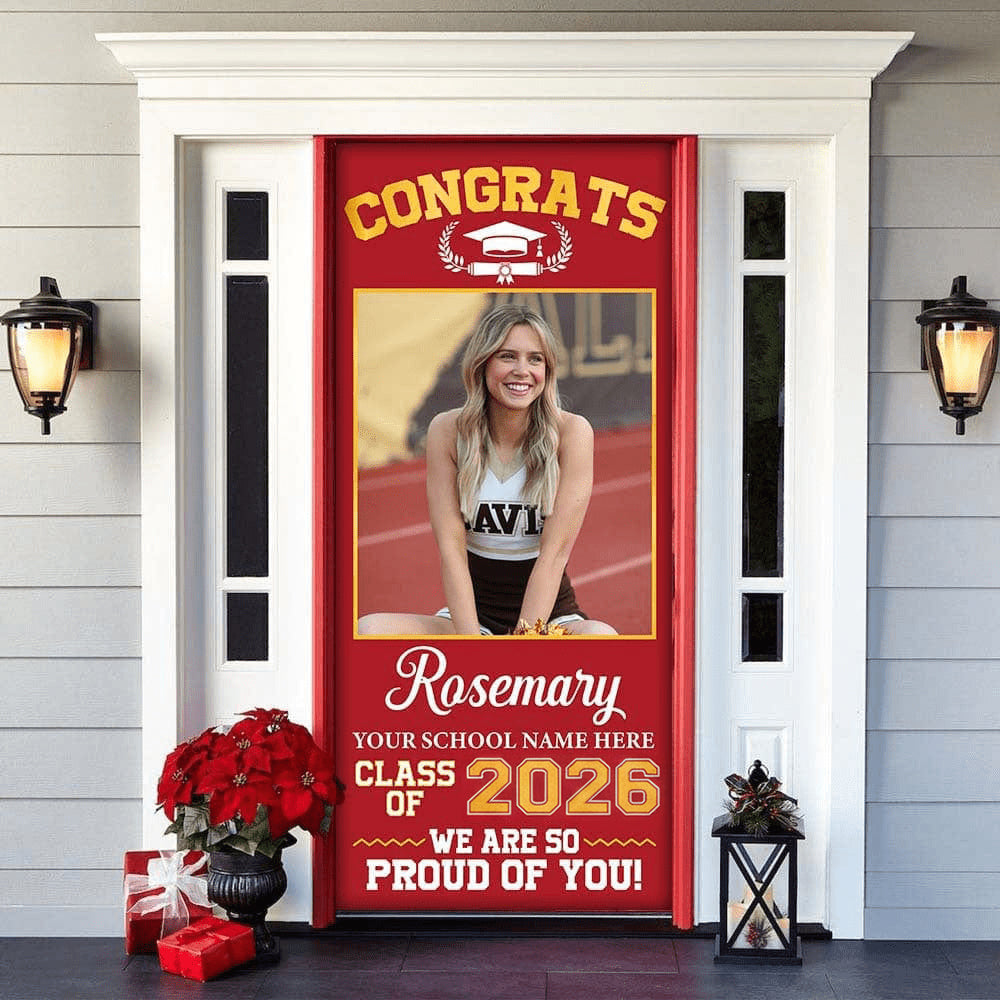 Class of 2026 Congrats Graduation Door Cover 895084