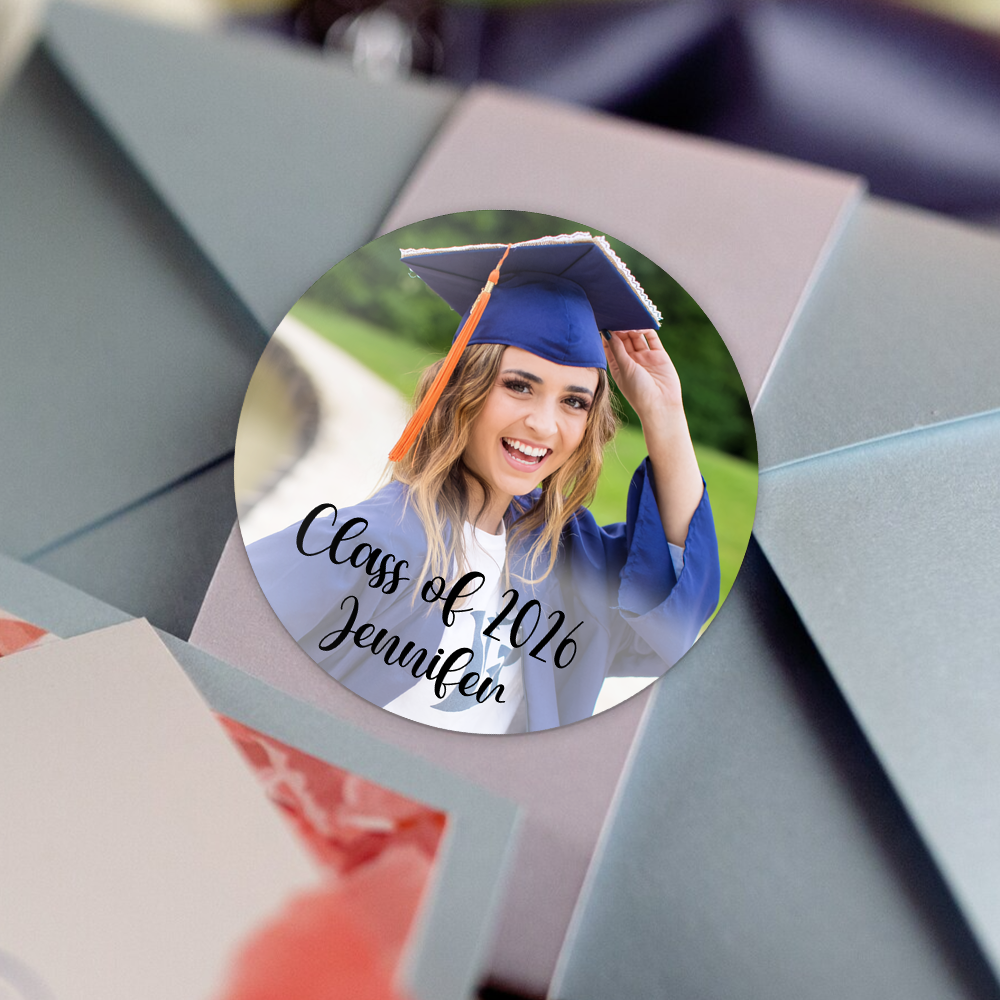 Custom Photo Class Of 2025 Graduation Roll Sticker TA29 890519