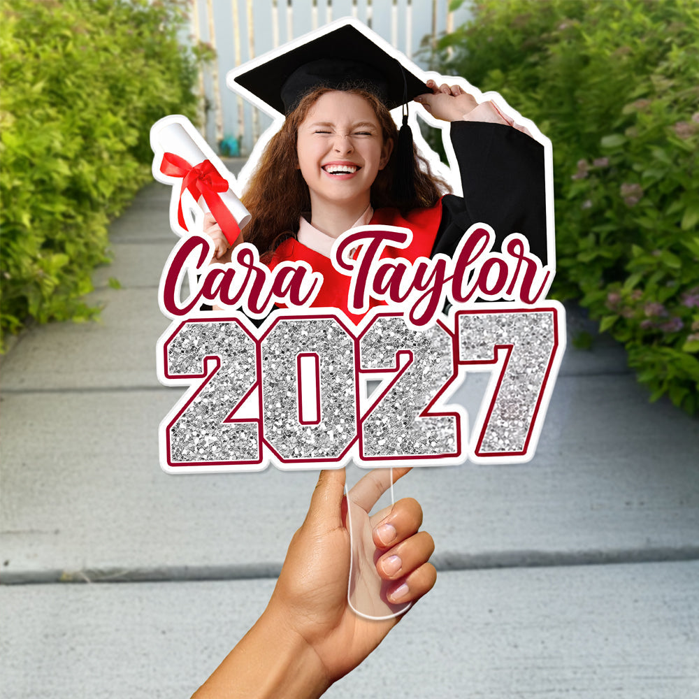 Custom Photo Class of 2026 Graduation Face Fans Graduation Party Decor Gift HA75 892080