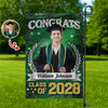 Custom Photo Congrats Graduation Class of 2026 Garden Flag Decor For Graduation Party CH07 910842
