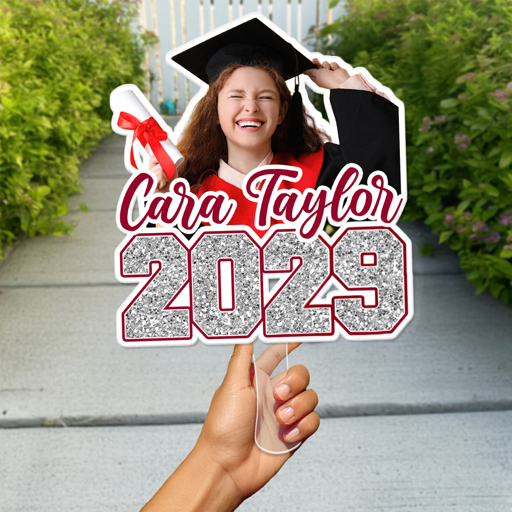 Custom Photo Class of 2026 Graduation Face Fans Graduation Party Decor Gift HA75 892004