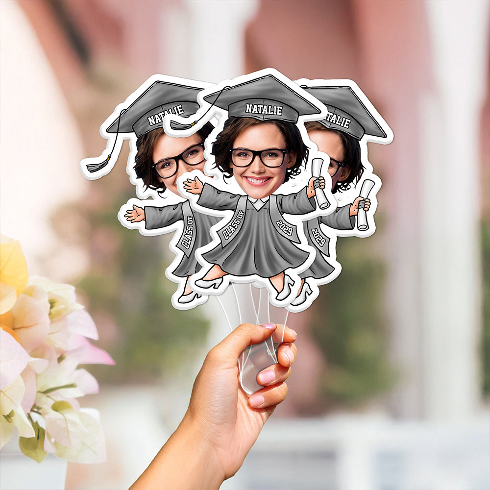Custom Funny Face Photo Class of 2026 Graduation Face Fan TH10 892499