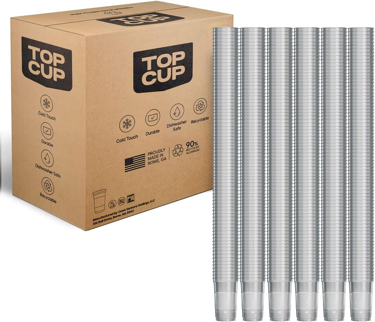 America'S 250Th Birthday 20 Oz Reusable Aluminum Cups 20 Count | Durable, Reusable & Recyclable, Made in USA