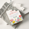 Custom Name Floral Thank You Teacher Building Brick Block TH10 170203