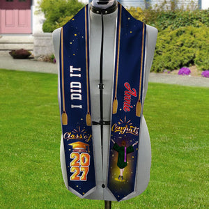 Congrats Class Of 2026 Custom Quote Graduation Stoles, graduation Gift 892293