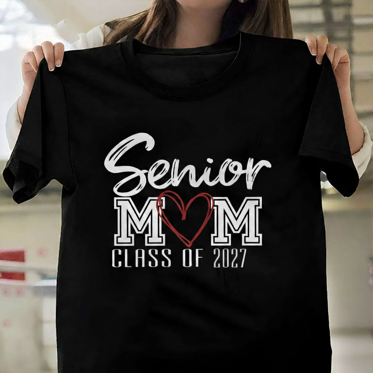 Senior Mom Class Of 2025 Graduation Dark Shirt NHS87 890613