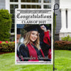 Custom Photo Newspaper Styles Class Of 2026 Garden Flag Graduation Party Decor CH07 910716