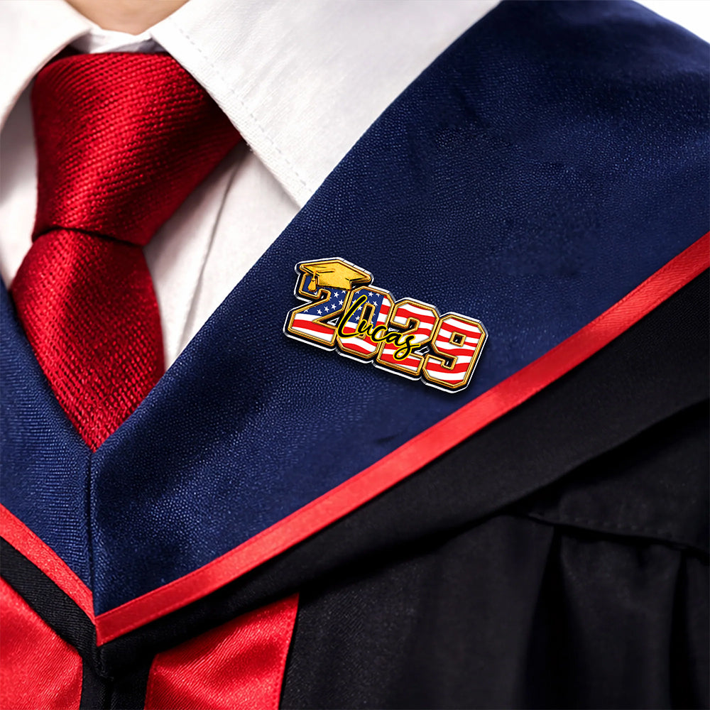 Personalized Name Class of 2026 Graduation Acrylic Pin HA75 921030