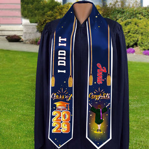 Congrats Class Of 2026 Custom Quote Graduation Stoles, graduation Gift 892293