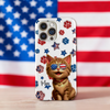 Custom 3D Cat US Flag Personalized Phone Case HA75 920322
