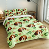 Custom Photo Dog Cat Color Quilt Bedding Set For Dog Cat Pet Lovers HA75 898242