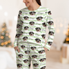 Custom Dog Cat Face Paw Pattern Sleepwear, Personalized Pet Lovers Christmas Gift TH10 170885