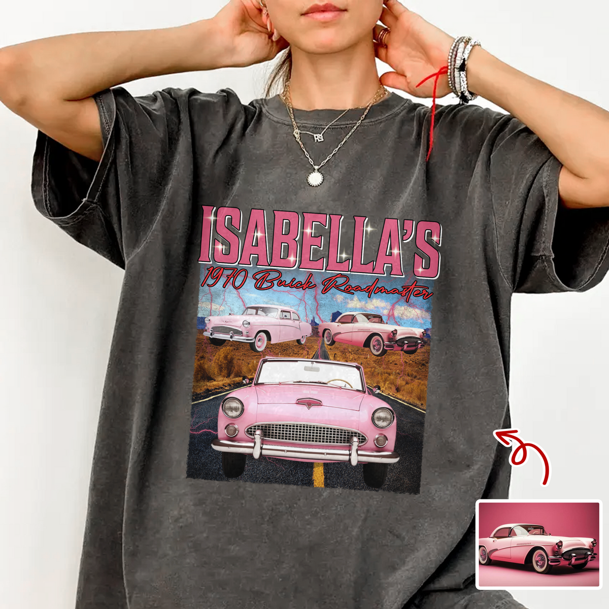 Custom Photo Classic Car Portrait Retro Style Comfort Shirt LM32 895649