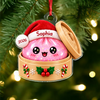 Personalized Glitter Dumpling Christmas Acrylic Ornament Dumpling Lover Gift, Kids Christmas Gift LM32 670141