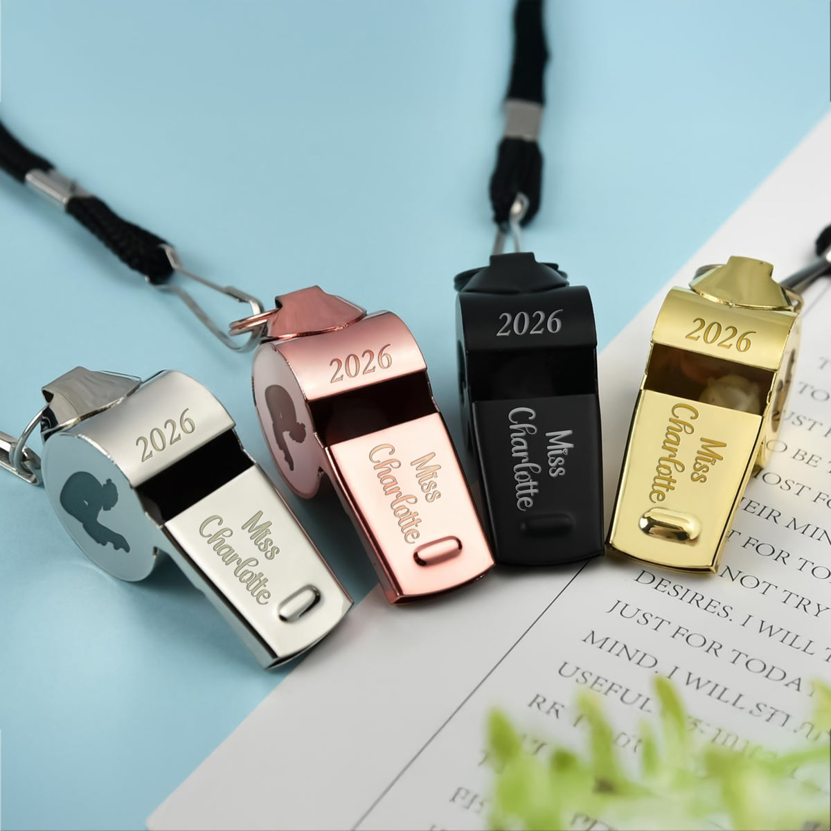 Personalized Miss Name Teacher Coach Whistle - Teacher Gifts, Graduation Gift LM32 897885