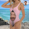 Custom Face Funny Swimsuit Unique Beach Gift for Women LM32 899883