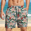 Custom Human Photo Hawaii In The Air Family Man's Beach Short HO82 894274