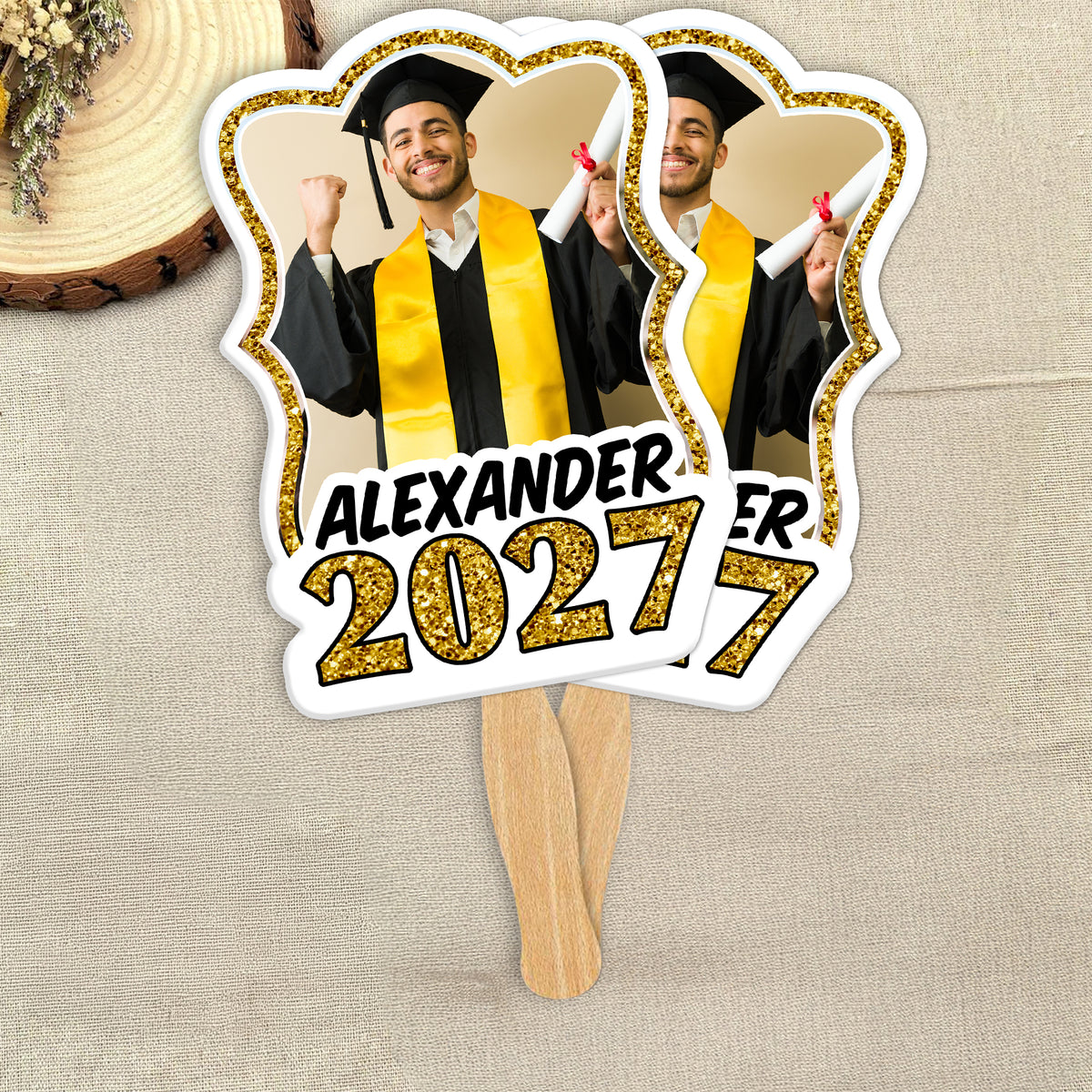 Custom Photo Graduate Class Of 2026 Face Fan LM32 899135