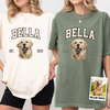 Custom Dog Photo Vintage Style Comfort Shirt For Dog Mom Dog Dad CH07 180060