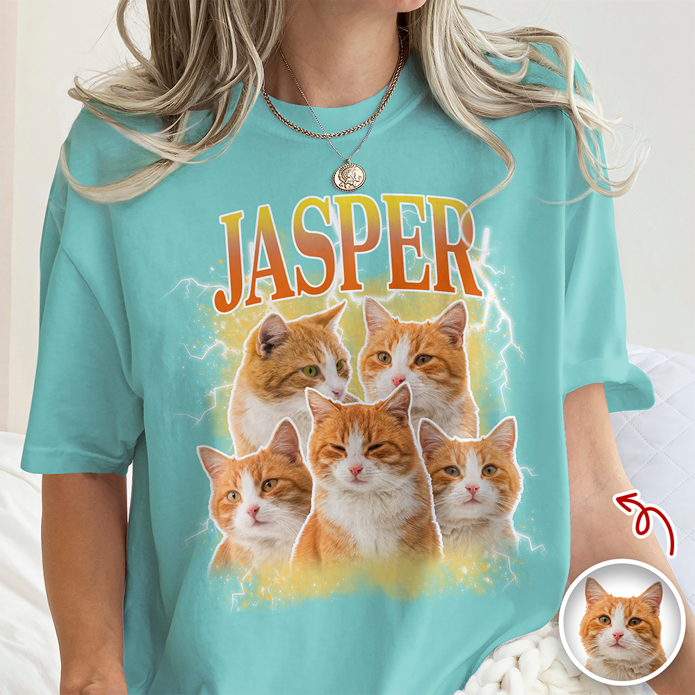 Custom Cat Photo Vintage Comfort Shirt TH10 896147